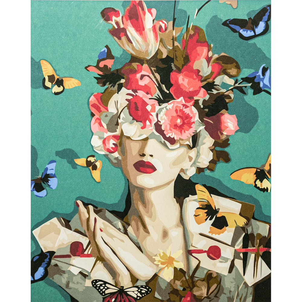 Фото, Відеоогляди картина за номерами strateg преміум замість думок з лаком розміром 40х50 см va-3403