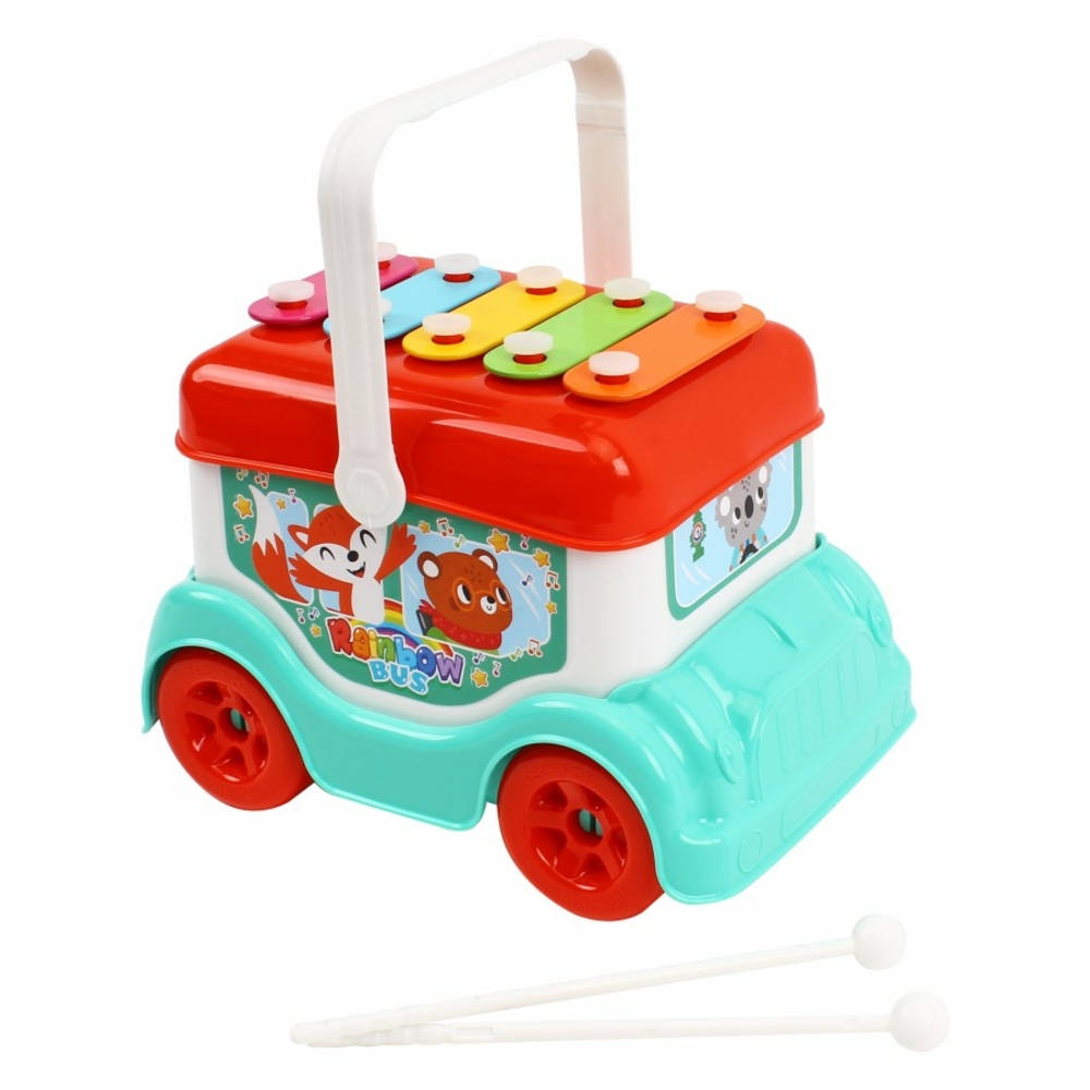 Фото, Видеообзоры іграшка «автобус-ксилофон технок», арт.9857