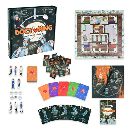 Фото, Видеообзоры настільна гра strateg doctoring - змагання лікарів українською мовою (30916)