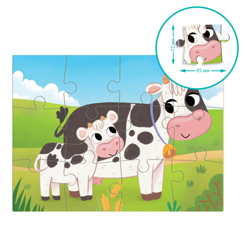 Фото, Видеообзоры пазл dodo завжди разом корівки