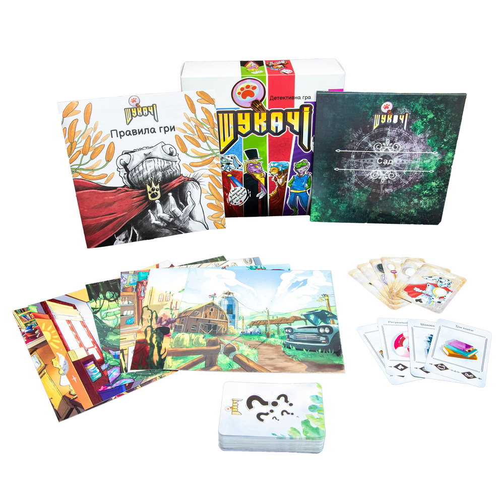 Фото, Відеоогляди настільна гра strateg шукачі детективна гра з локаціями українською мовою (30230)