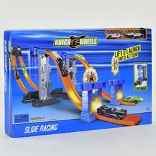 Автотрек S 8850 2 траси,2машинки,2ліфта в коробці