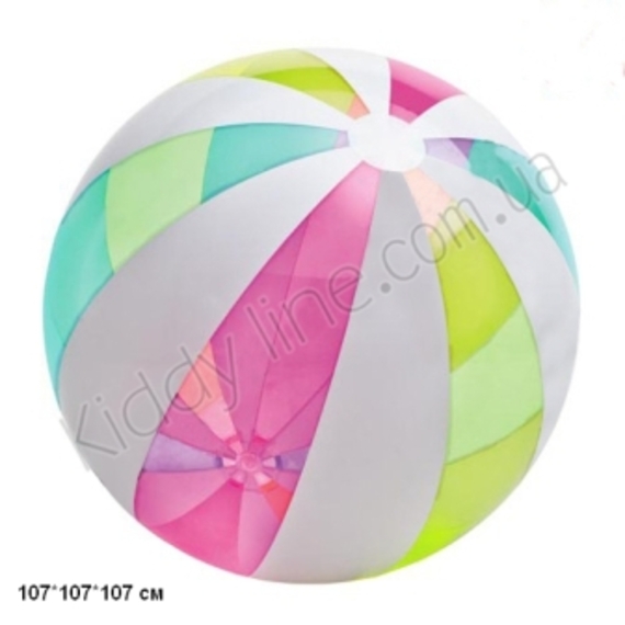 Мяч 59066 (24шт) винил, (3+лет) 107см, в кор.