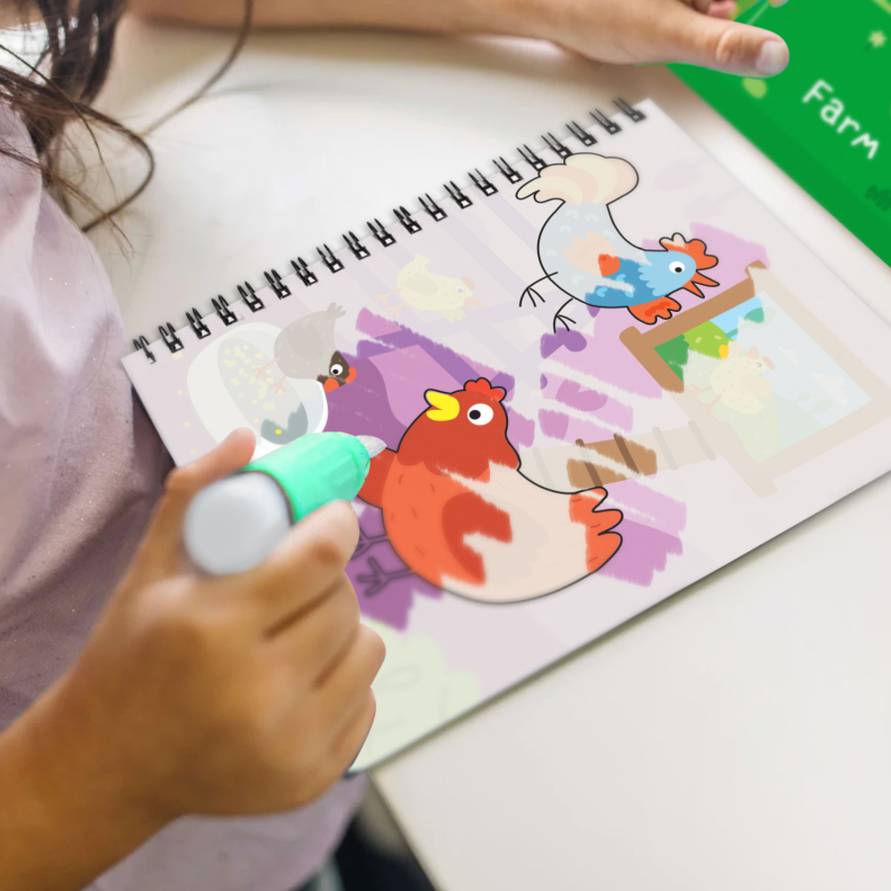 Фото, Видеообзоры набір водних розмальовок dodo ферма