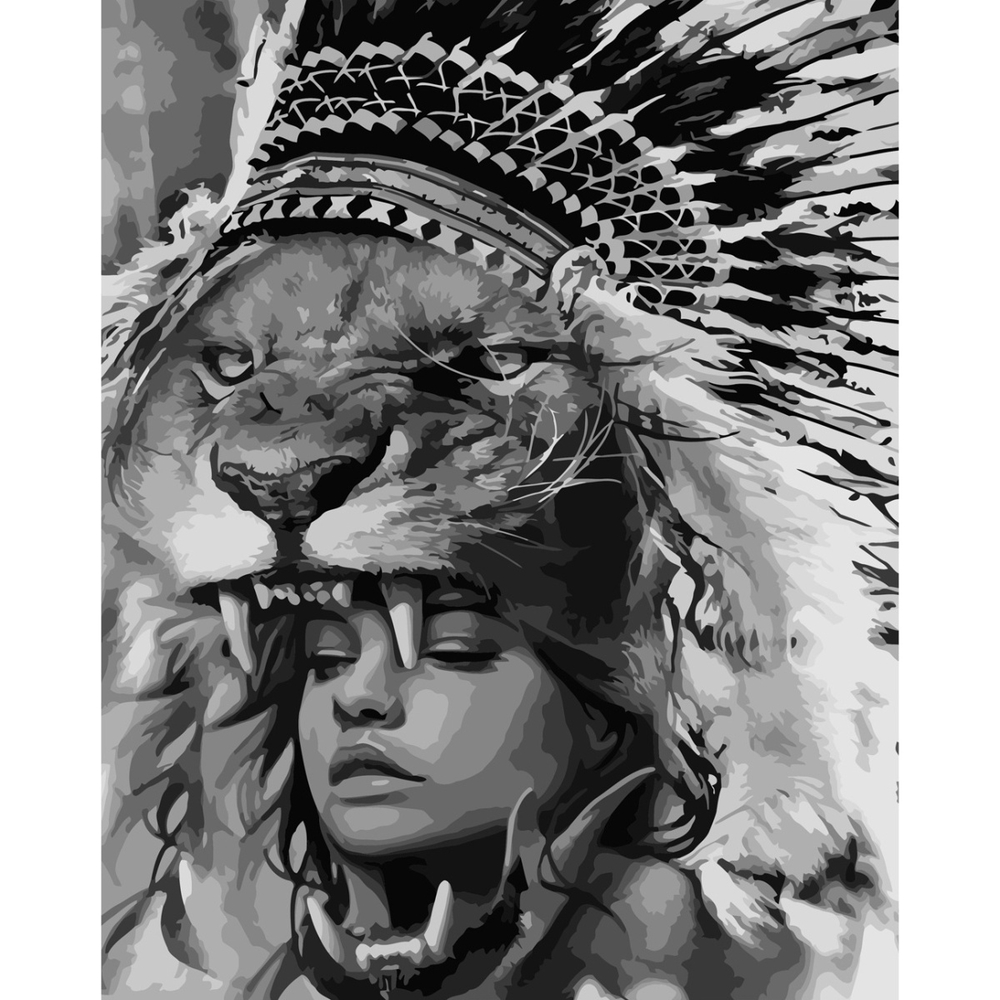 Фото, Відеоогляди картина за номерами strateg преміум велична краса з лаком розміром 40х50 см (sy6709)