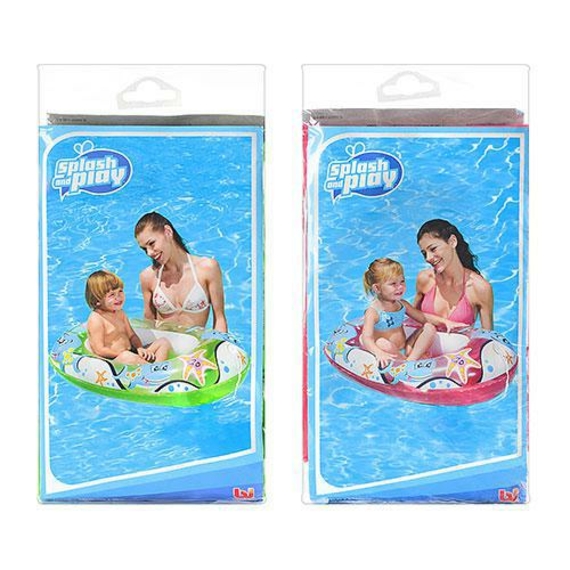 Плотик 34037 (24шт) Лодка Китенок, 102-69см, 2 цвета, 3-6лет, в кульке, 27-14,5см