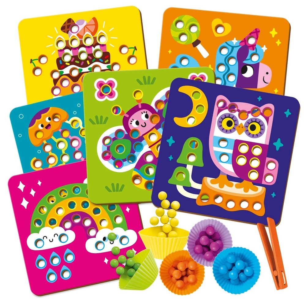 Фото, Видеообзоры мозаїка з дерев'яними кульками «доповни картинку» zb2002-08