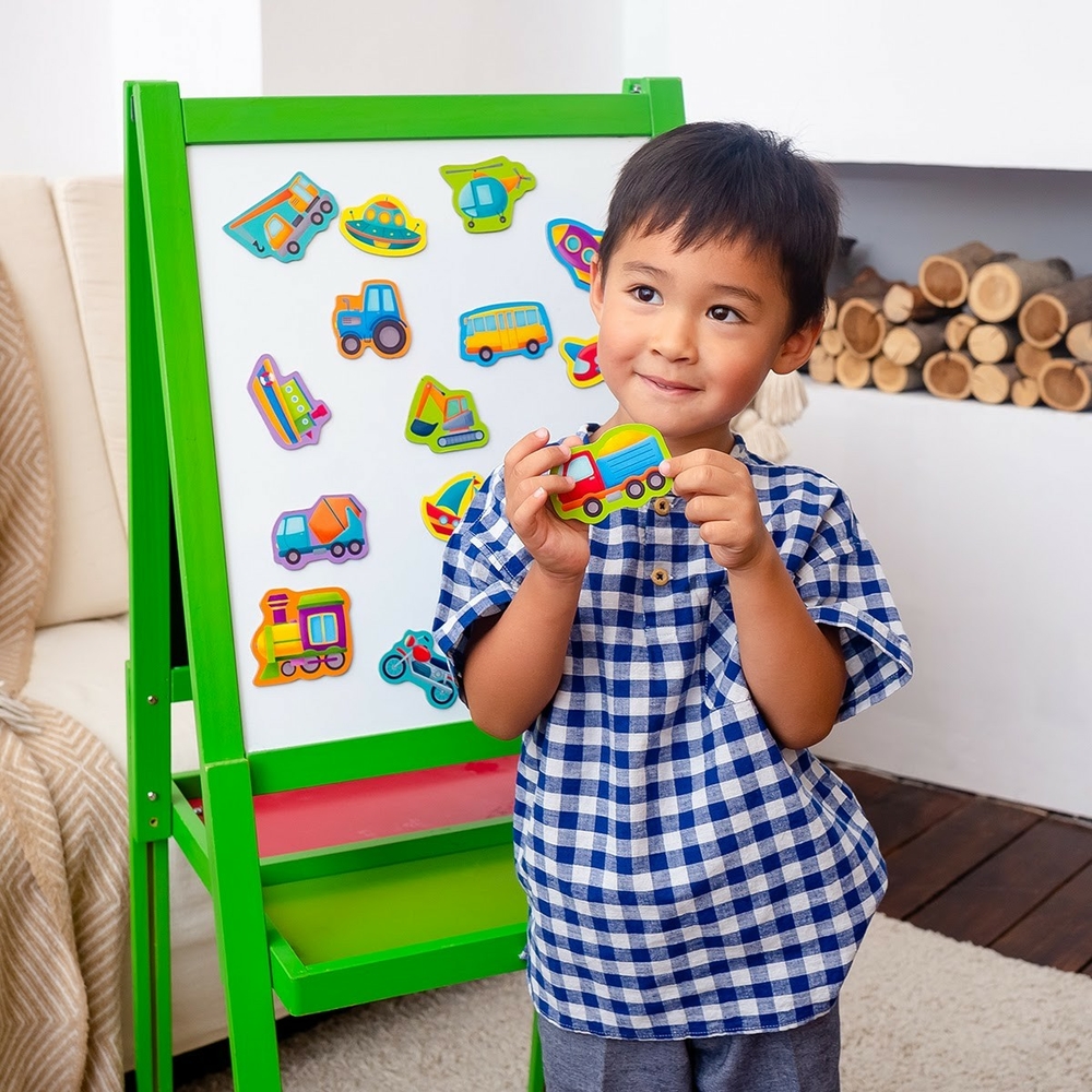 Фото, Видеообзоры набір магнітів «транспорт» vt3106-26