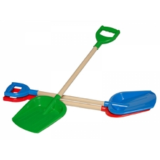Іграшка "Лопатка велика з дерев'яною ручкою ТехноК", арт.2902