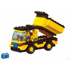 Конструктор SLUBAN M38-В0276 (72шт) пожарная машина, фигурка, 133 дет, в кор-ке 24-14-4,5см