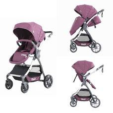 Коляска прогулянкова Tilly Cross T-171 Purple льон +дощовик