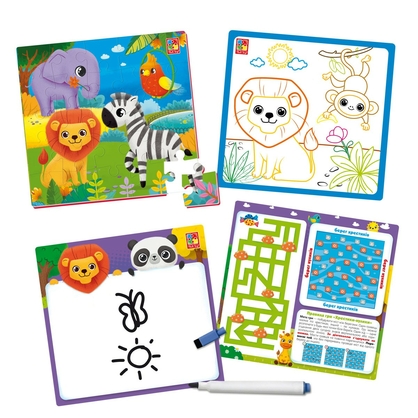 Фото, Відеоогляди набір 4в1 «зоопарк» vt2002-02