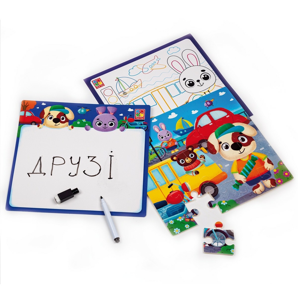 Фото, Відеоогляди набір 4в1 «транспорт» vt2002-06