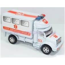 Спецтехніка 5252-21 (240шт) инер-я, скорая, в кульке, 17,5-9-7см