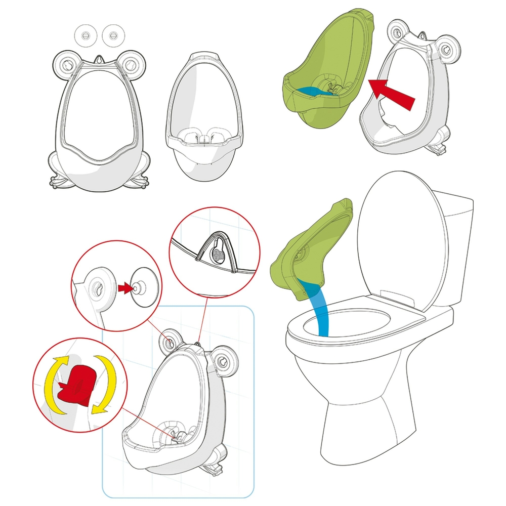 Фото, Видеообзоры пісуар дитячий (для хлопчиків), арт.6870