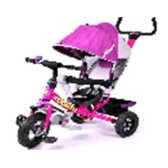 Велосипед триколісний TILLY Combi Trike BT-CT-0015 ПУРПУРОВИЙ з надувними колесами / 1 /