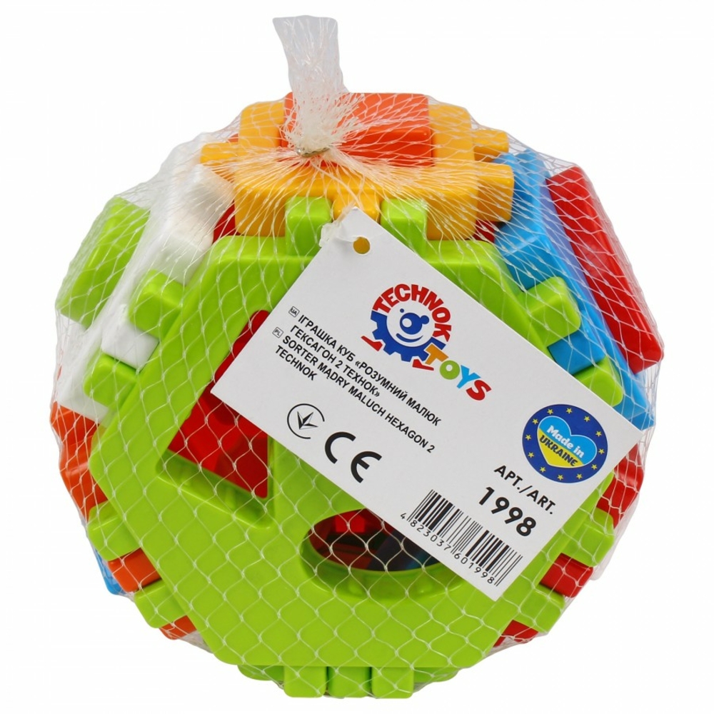 Фото, Відеоогляди іграшка куб "розумний малюк гексагон 2 технок", арт.1998