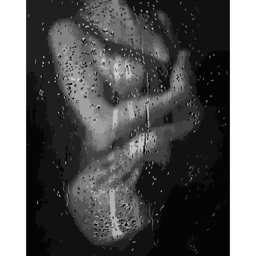 Фото, Відеоогляди картина за номерами strateg преміум постать за склом розміром 40х50 см (dy029)