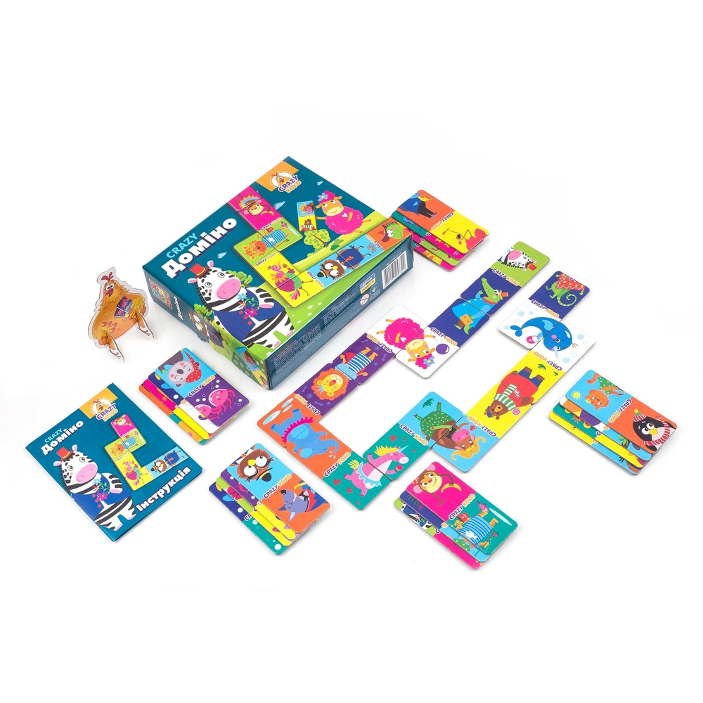 Фото, Відеоогляди гра настільна «crazy доміно» vt8055-10