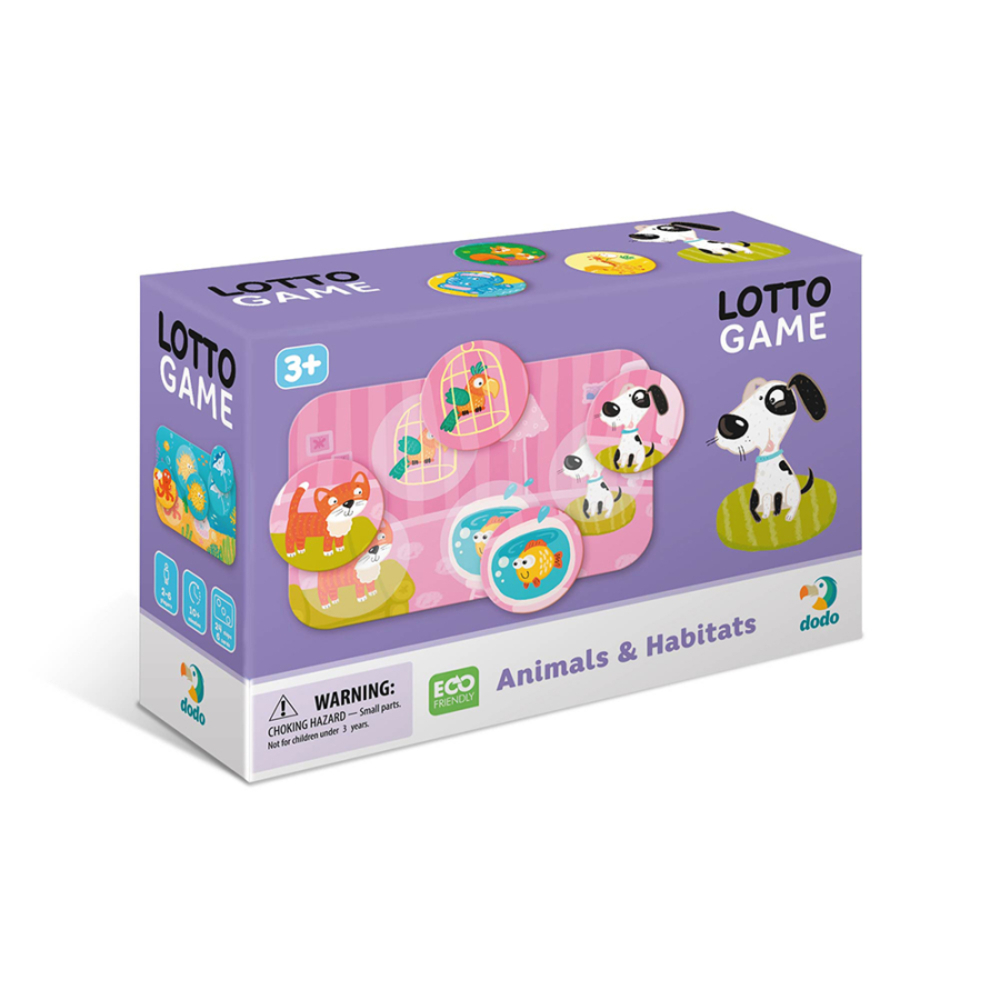 Фото, Видеообзоры настільна гра лото dodo тварини та їх середовище існування