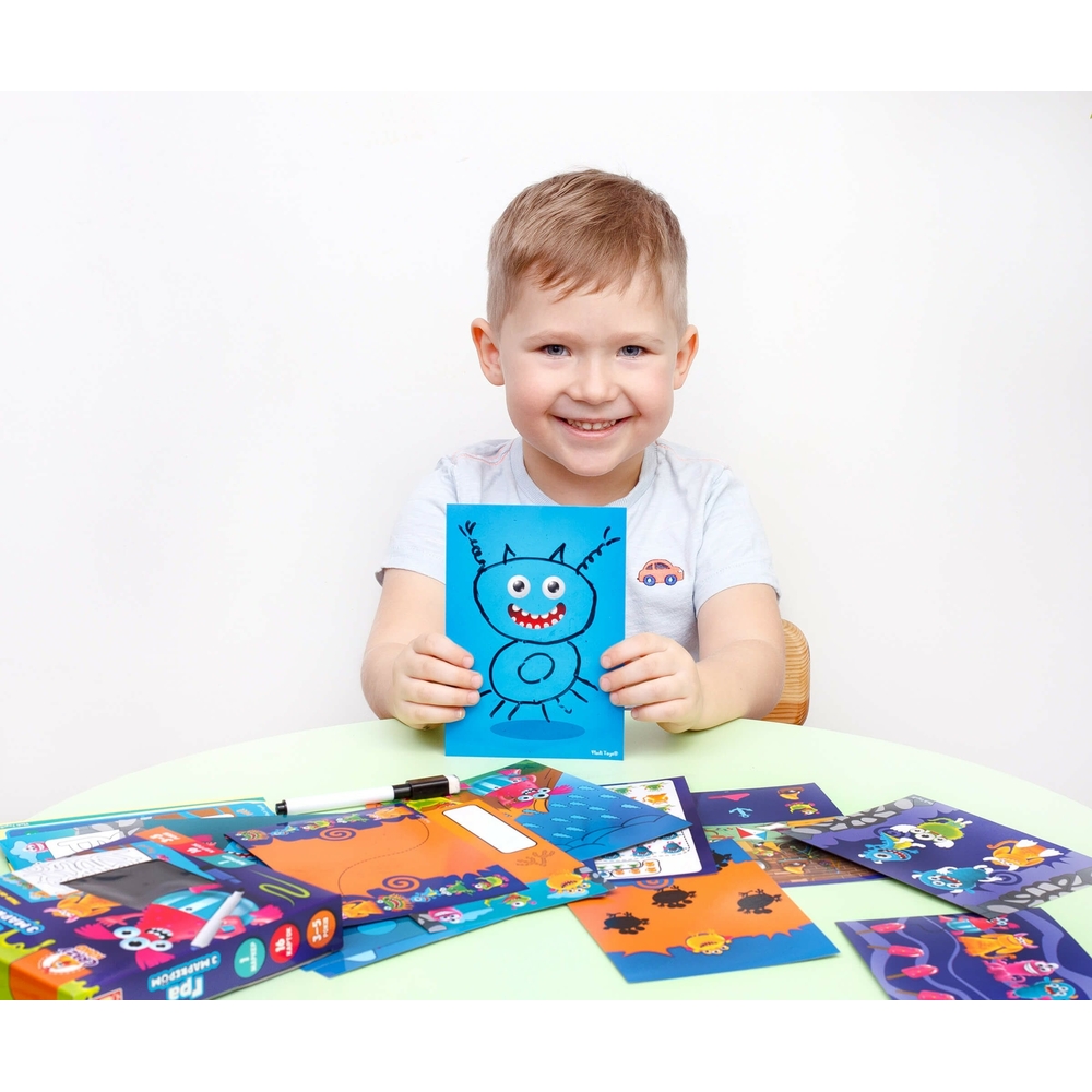 Фото, Видеообзоры гра з маркером «пиши та витирай. монстрики» vt5010-18