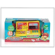 Касовий аппарат FS 34453 (24шт) продукты, муз, свет, в кор-ке, 35-14-16см