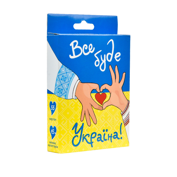 Настільна гра Strateg Все буде Україна розважальна пізнавальна карткова гра українською мовою (30370)