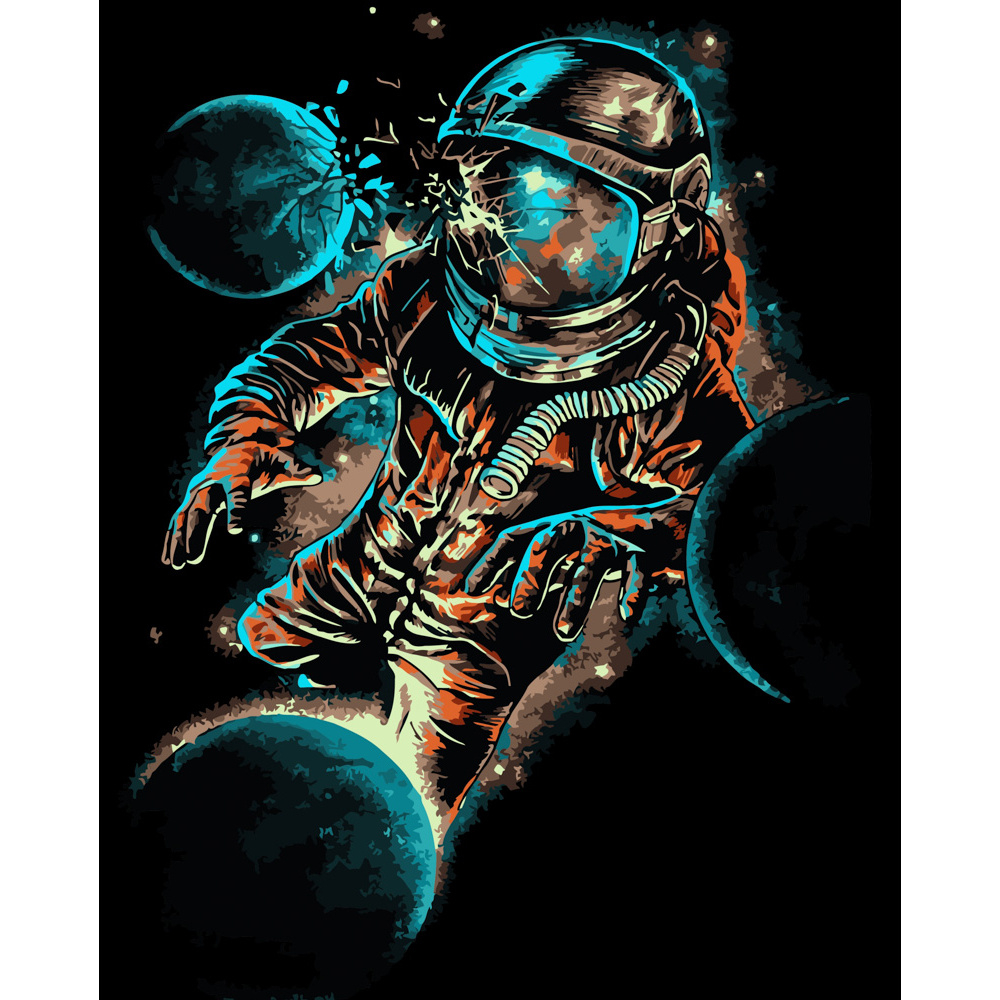 Фото, Відеоогляди картина за номерами strateg преміум невагомість розміром 40х50 см (dy172)