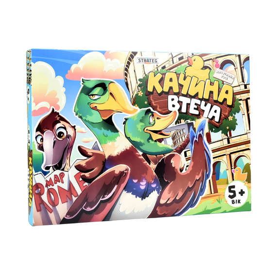 Настільна гра Strateg  Качина втеча українською мовою (30608)