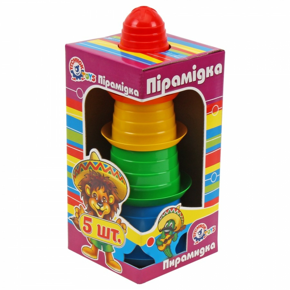 Фото, Відеоогляди іграшка пірамідка "сомбреро 1 технок", арт.2681