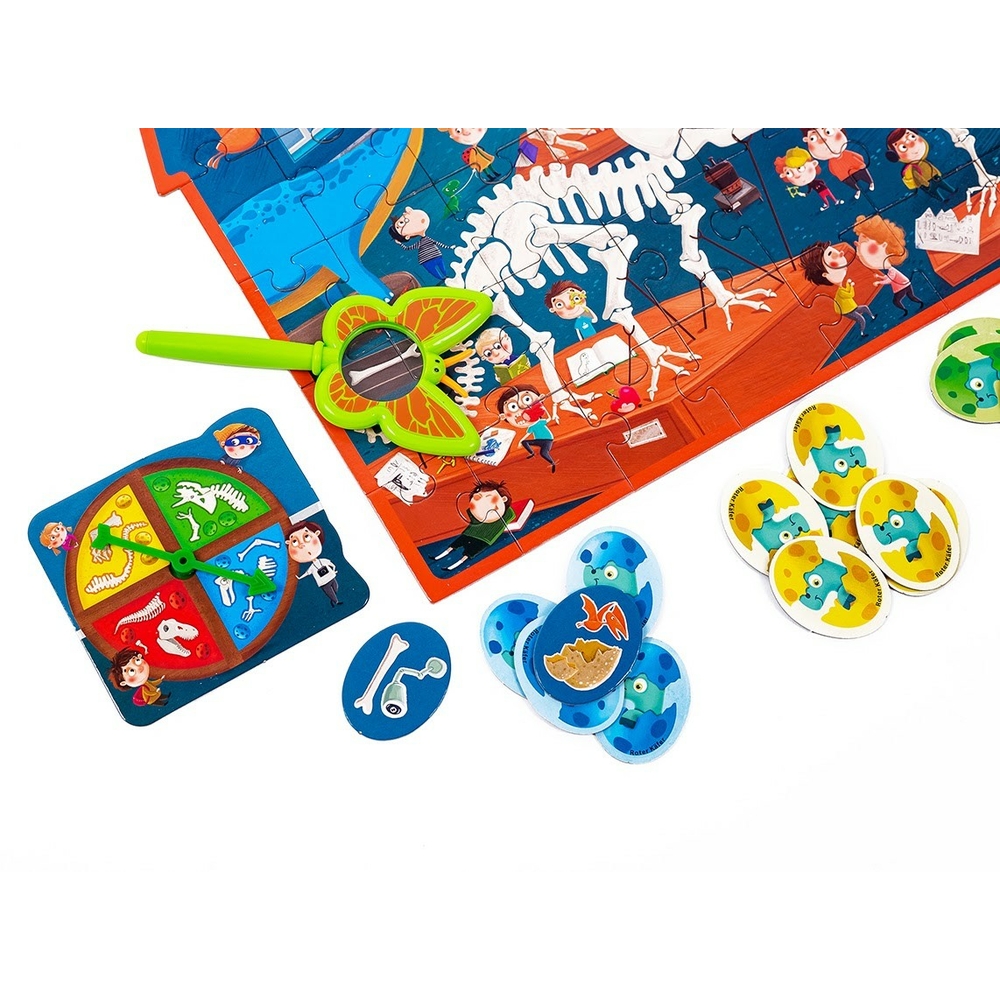 Фото, Видеообзоры гра віммельбух «пазл-детектив. музей діно» roter kafer rk1080-05