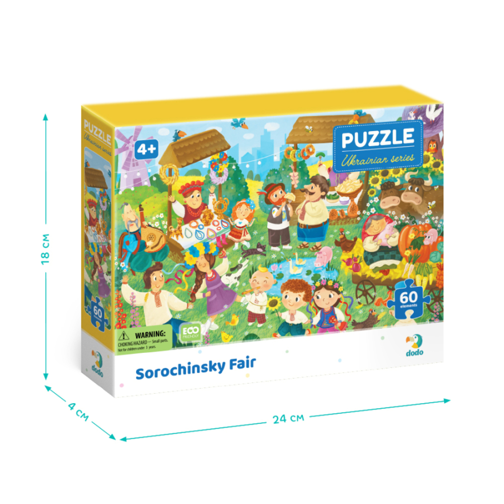Фото, Видеообзоры пазл dodo сорочинський ярмарок