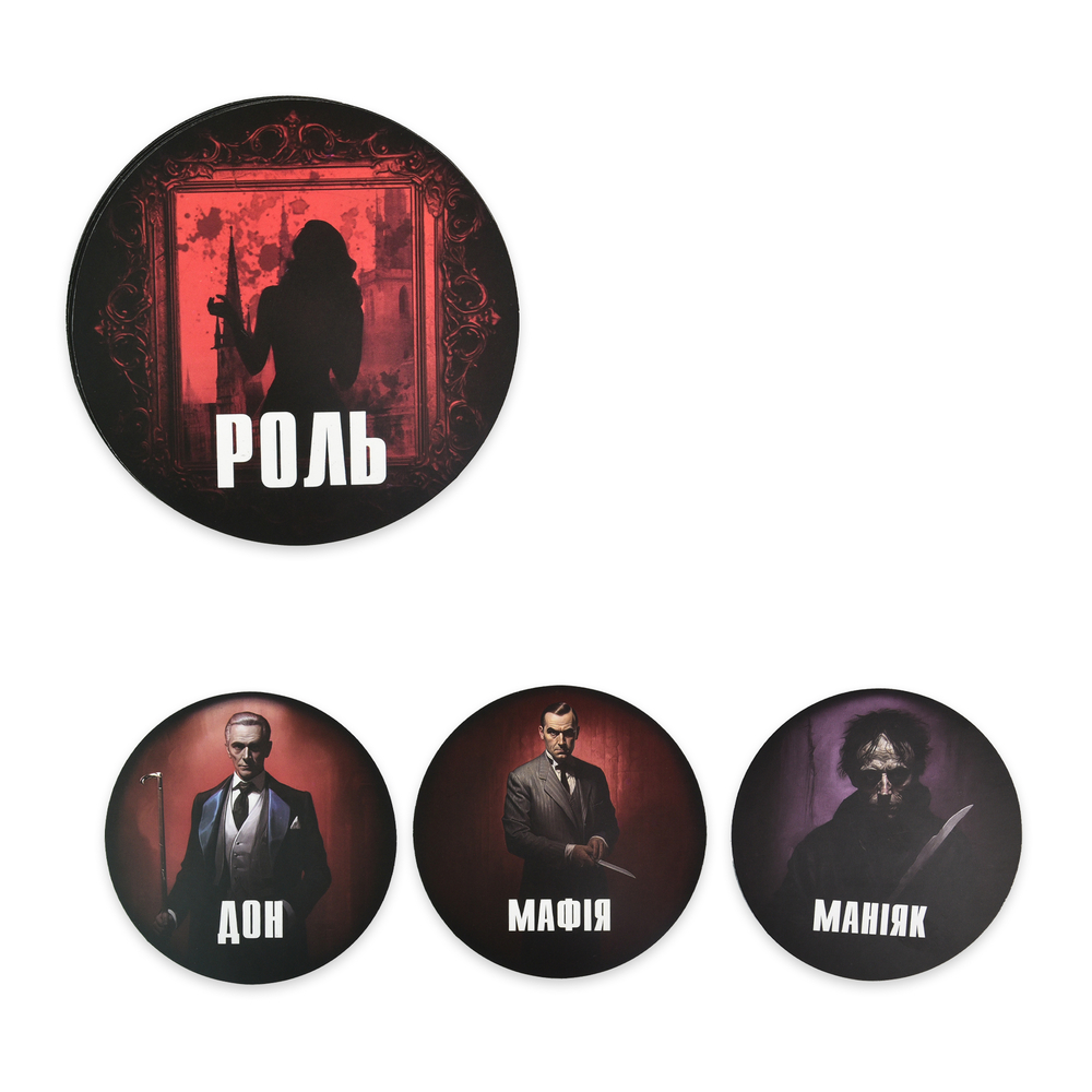 Фото, Видеообзоры настільна гра strateg  мафія українською мовою (30698)