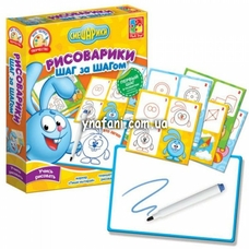 Пиши та витирай Жираф,Зебра VT5010-05/06