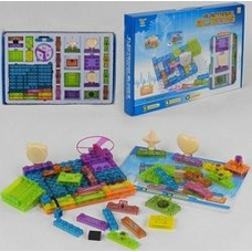 Конструктор електронний YS2960 В світі електроніки,19дет.,59схем,підсвітка,в кор.