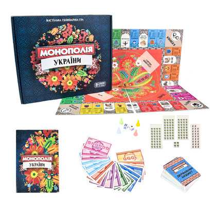 Фото, Відеоогляди настільна гра strateg монополія україни економічна українською мовою (7008)