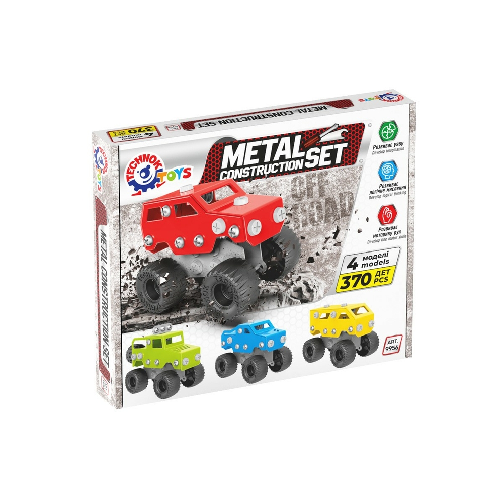 Фото, Видеообзоры іграшка "конструктор металевий технок", арт.9956