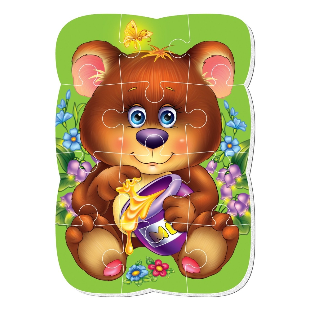 Фото, Відеоогляди магнітні пазли а5 «ведмежа» vt3301-04