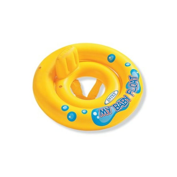 Плотик 59574 (24шт) круглый, детский, со спинкой 67 см