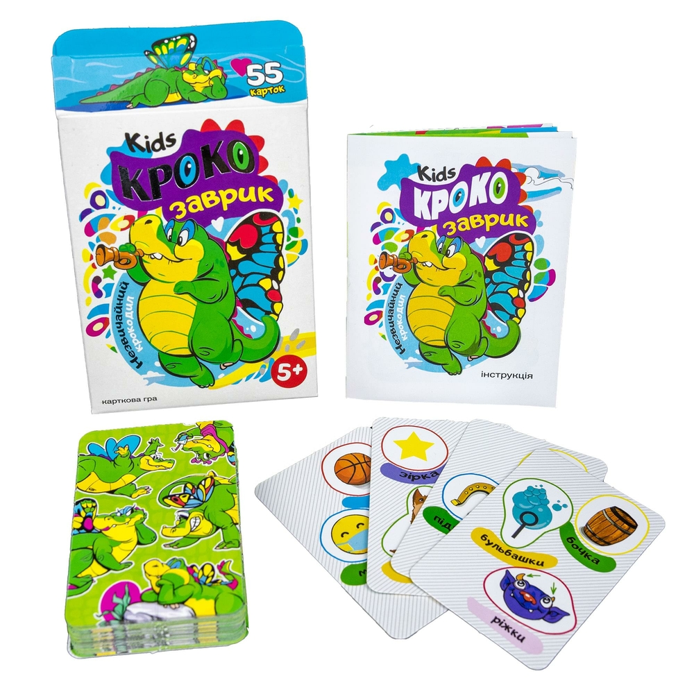 Фото, Відеоогляди карткова гра strateg крокозаврик розважальна українською мовою (30969)