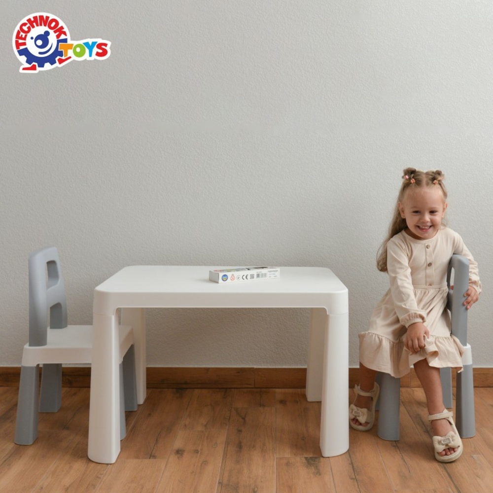 Фото, Видеообзоры дитячий стіл з двома стільцями техноk, арт.0150
