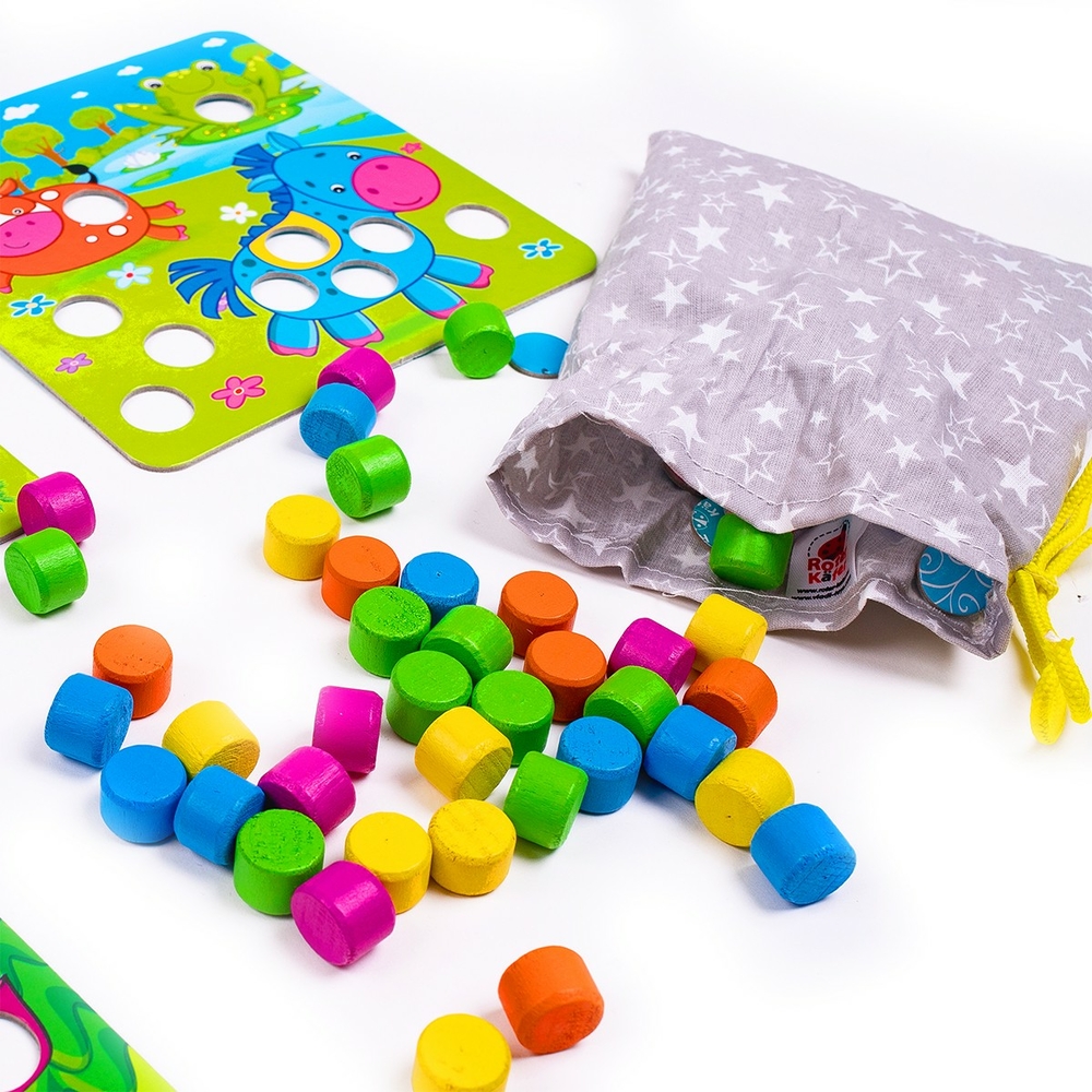 Фото, Видеообзоры дерев'яна мозаїка з мішечком. «ферма» rw4003