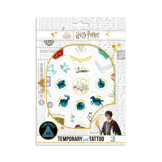 Отзывы  набір дитячих тимчасових татуювань dodo harry potter символи