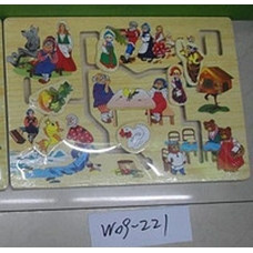 Дерев'яна іграшка Лабіринт W02-2045 (W09-221) казки 35 * 25 * 1.5 кул./72 /