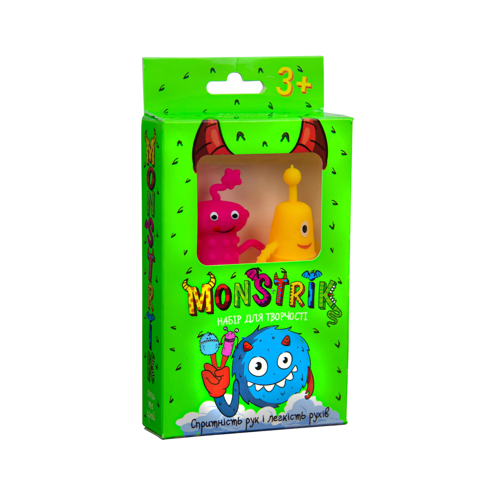 Фото, Видеообзоры набір для творчості strateg монстрик українською мовою (71823)