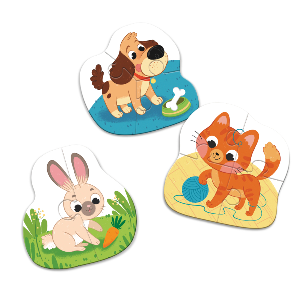 Фото, Видеообзоры пазл 3в1 dodo домашні тварини