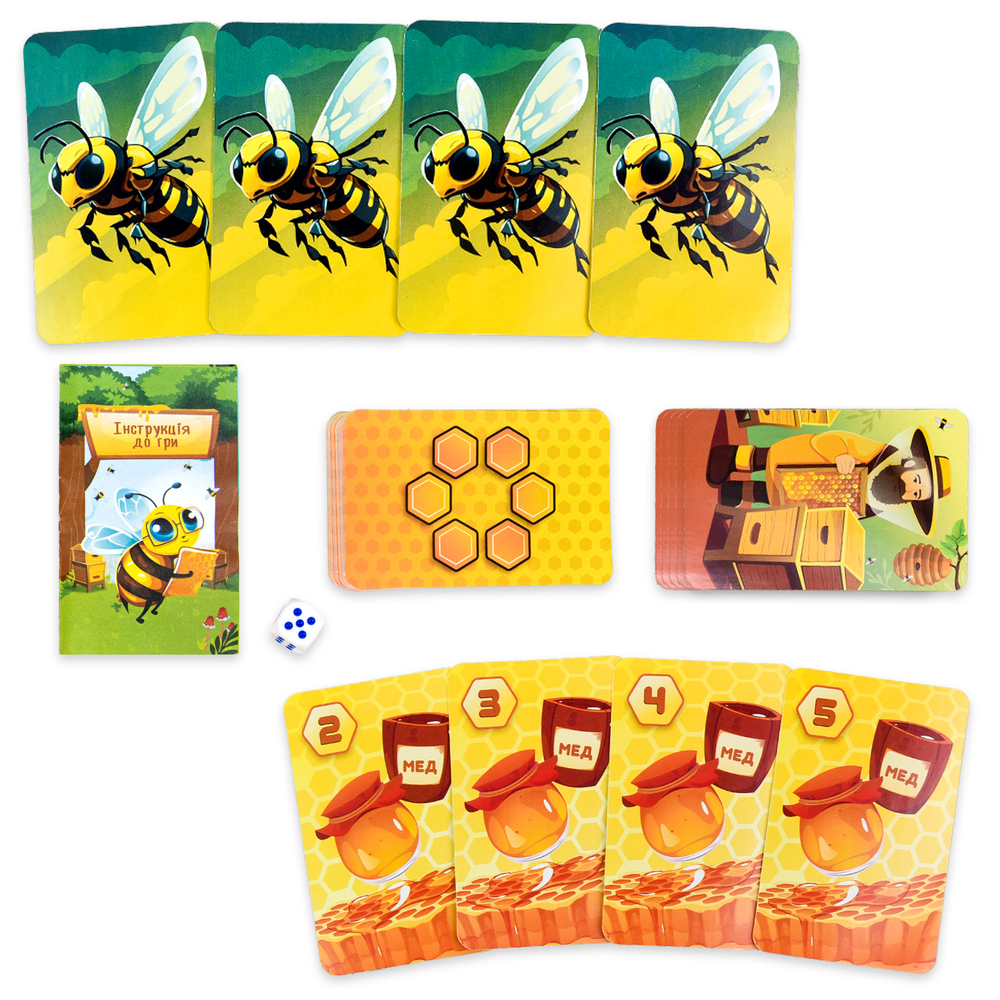 Фото, Видеообзоры настільна гра strateg «бджолина справа» українською мовою (30785)