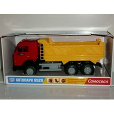 Камаз 9099 C (24шт) инер-й, бат-ка, муз, свет, самосвал, в кор-ке, 24-8см