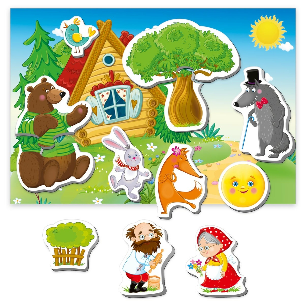 Фото, Видеообзоры гра настільна vladi toys магнітний театр академія розвитку "колобок" vt3206-30