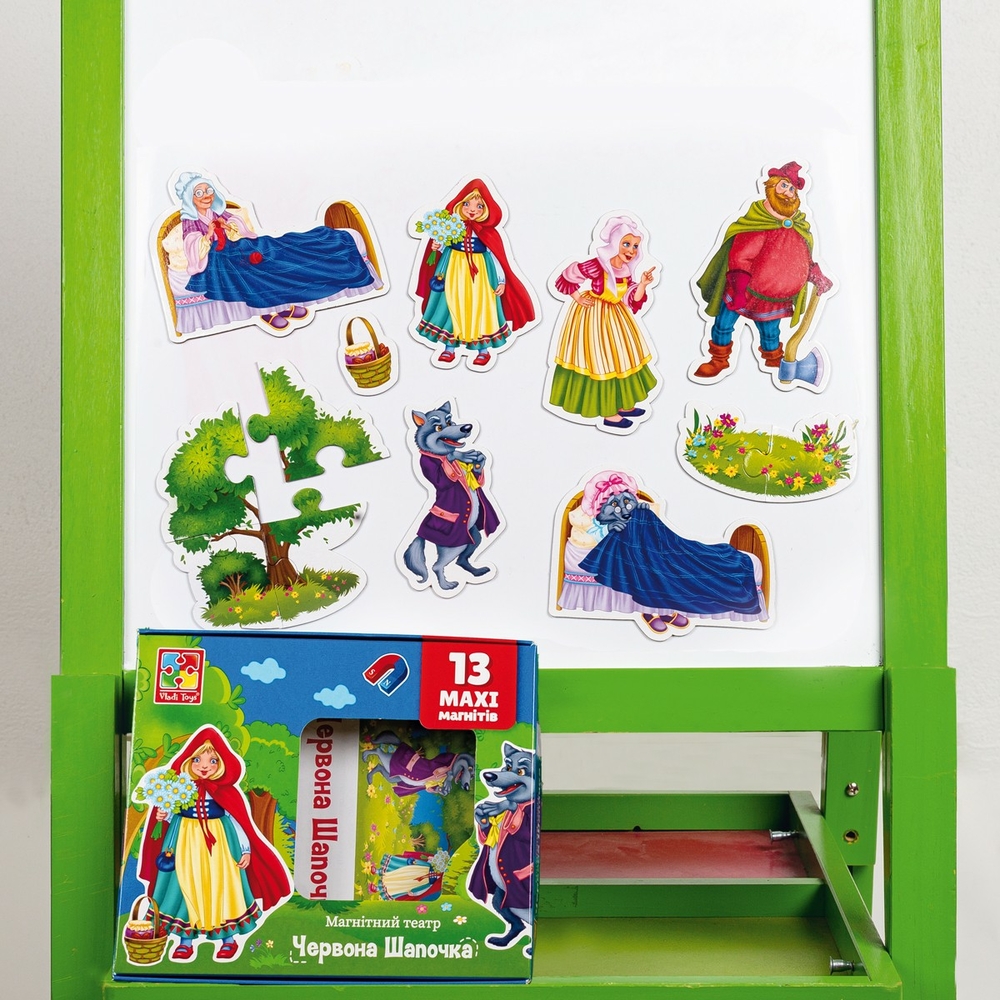 Фото, Відеоогляди магнітний театр «червона шапочка» vt3206-52